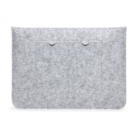Funda de Fieltro para Portátil de 11.6-15.6 Pulgadas, Bolsa Ligera y Portátil para Computadora con Velcro, Ecológica