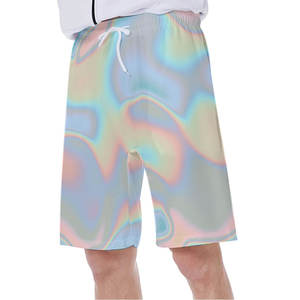 Shorts de bain pour hommes de style plage de haute qualité, vêtements décontractés sportifs, shorts d'été à bas prix, motif uni, shorts pour hommes avec poches - Product Image 4