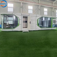 WinFair-Maison modulaire de luxe préfabriquée Luban, cabine capsule, conteneur moderne de 40 pieds avec cuisine