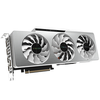 Carte graphique GIGABYTE GeForce RTX 3080 Ti VISION OC 12G d'occasion avec refroidisseur à 3 ventilateurs et prise en charge RGB, mémoire GDDR6X, GPU RTX 3080 TI