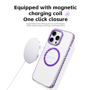 Custodia per telefono antiurto per <span class=keywords><strong>iPhone</strong></span> 16 Promax 15 14 Plus 13 <span class=keywords><strong>Pro</strong></span> 12 <span class=keywords><strong>11</strong></span> ricarica Wireless trasparente <span class=keywords><strong>cover</strong></span> rigide in acrilico - Product Image 3