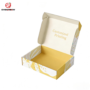 EBBWholesale Eco-Friendly Heavy-Duty Foldable Corrugated Paper <b>Box</b> Custom Logo Printed Hard Shipping Packaging for Apparel - Product Image 1