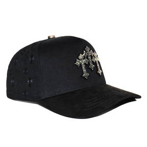 HBA54 새로운 패션 구조화된 5패널 맞춤형 모자 로고 자수 곡선형 챙 야외용 모자 남성용 야구 모자 패치 포함 - Product Image 6