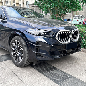 Bmw X6 G06 Lci M Sport Front Air Intake Grille Decal Piano Black Carbon Fiber Texture 4 Piece Set Adhesive Body Stickers - Product Image 2