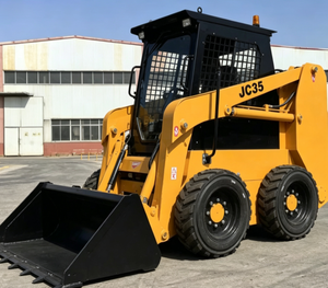Chargeuse compacte sur pneus JC35 de 500 kg de capacité, machine flexible pour l'aménagement paysager des parcs, le nettoyage des vergers, la manutention du <span class=keywords><strong>gravier</strong></span> - Product Image 5