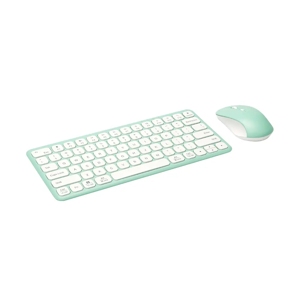 Qianye B087 Wholesale Portable Keyboard and Mouse Set Compact 2.4G Keyboard Touchpad Wireless Keyboard