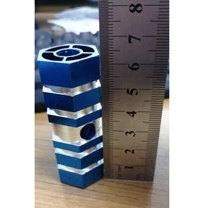 Embouts de guidon de vélo en métal léger, accessoires pour vélo, pièces de cyclisme, design hexagonal coloré - Product Image 3