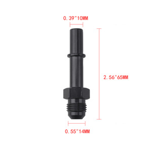 Conector de Línea de Combustible AN6 AN8 de 10 mm y 14 mm de Longitud de 65 mm para LS1 LS3, Pieza de Repuesto para Conector de Manguera de 5/16 - Product Image 1