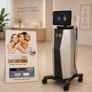 Équipement avancé d'épilation au laser à diode avec écran de 15,6 pouces et réglages multi-teintes de peau - Product Image 5
