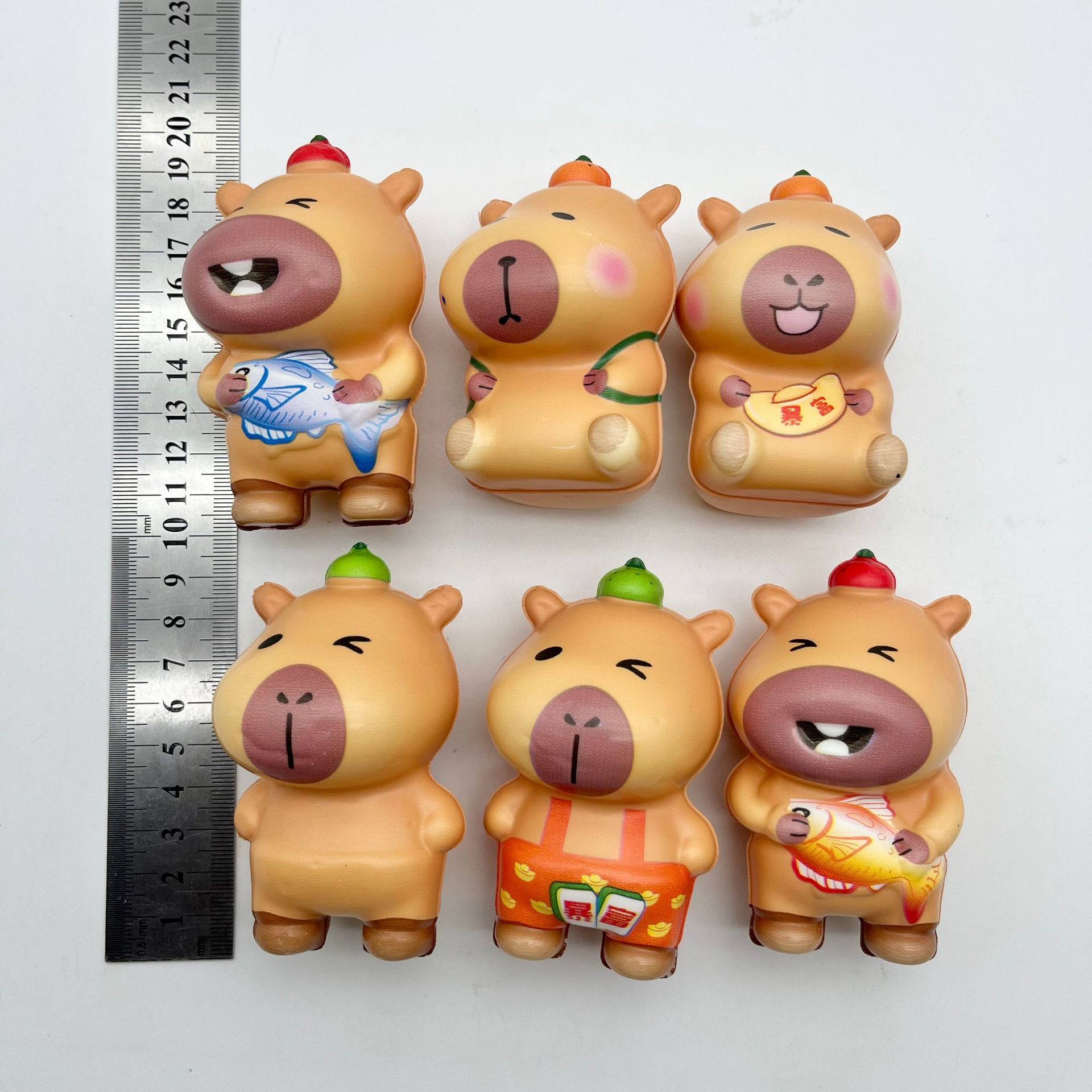 Capybara Ruru [cheveux mixtes 8cm]
