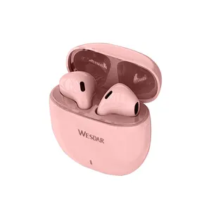 Venta caliente en la oreja mini deportes TWS auriculares OEM portátil tipo C inalámbrico estéreo BT auriculares para juegos