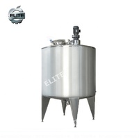 SUS304 500L 1000L Jacketed Điện Nóng Trộn Tank