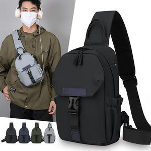Men's Chest Bag Nylon Large Capacity Crossbody Bag For Outdoor Cycling Hiking Travel Everyday Use - Product Image 4