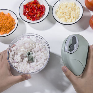 Hachoir et broyeur manuel en acier inoxydable pour aliments, viande et légumes, mini hachoir à ail en plastique PP - Product Image 4