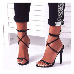 Fabbrica all'ingrosso nuova caramella colore brillante plus size scarpe da <span class=keywords><strong>donna</strong></span> perizoma tacchi alti <span class=keywords><strong>43</strong></span> <span class=keywords><strong>sandali</strong></span> - Product Image 4