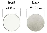 Marqueur de balle de golf rond en métal personnalisé de 25 mm, souvenir et cadeau pour club de golf