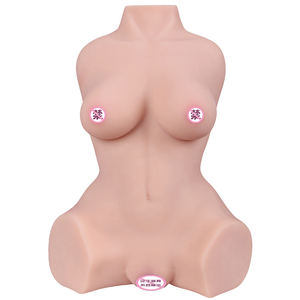 Muñeca Sexual de Silicona de Medio Cuerpo YAQU con Esqueleto y Senos Realistas, Juguete Sexual para Adultos, Muñeca de Amor, Masturbador Masculino Suave 3D BJD-A019 - Product Image 1
