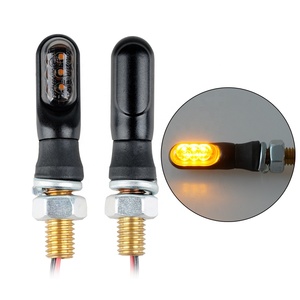 Clignotant LED homologué E Mark E8, étanche IP65, boulon M8, 12V 1W, clignotant universel pour <span class=keywords><strong>moto</strong></span> - Product Image 4