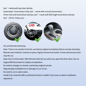 EASYGUARD Factory <b>Key</b> <b>Remote</b> Starter Fit for Avalon Hybrid/ Camry Hybrid/ corolla Hybrid Automatic Transmission LHD <b>Car</b> Only - Product Image 2