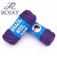 Boya — mèches en laine synthétique, poils du brésil pour fabrication de tresses, 100% de fil acrylique, bon marché