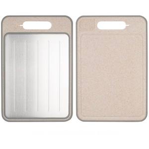 Herramientas <span class=keywords><strong>de</strong></span> aluminio para carne y alimentos congelados, tablero <span class=keywords><strong>de</strong></span> descongelación, bandeja <span class=keywords><strong>de</strong></span> descongelación <span class=keywords><strong>de</strong></span> doble cara con <span class=keywords><strong>tabla</strong></span> <span class=keywords><strong>de</strong></span> <span class=keywords><strong>cortar</strong></span> y afilador <span class=keywords><strong>de</strong></span> cuchillos - Product Image 4