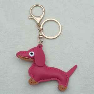 Porte-clés en métal chien teckel, pendentif mignon pour sac en cuir, décoration intérieure de voiture, cadeau pour amoureux des animaux, accessoire très prisé - Product Image 5