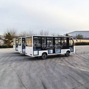 Navette d'hôtel de luxe, voiture électrique de tourisme avec sièges confortables, 23 places, moteur AC 72V 7,5 kW, bus touristique électrique - Product Image 5