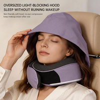 Oreiller de voyage ergonomique en U, personnalisable avec mousse à mémoire de forme et mousse à mémoire de forme à récupération lente – Meilleures ventes