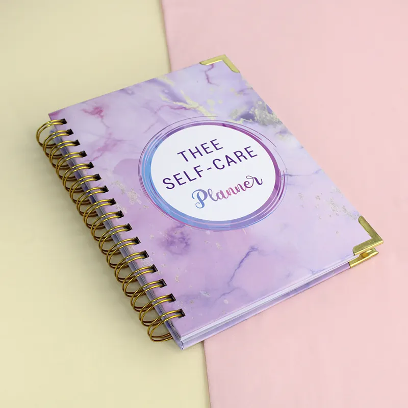 Impressão personalizada Espiral Paper Note Book Diário Diário Agenda Diário Diário Semanal Mensal Organizer Planner Notebook