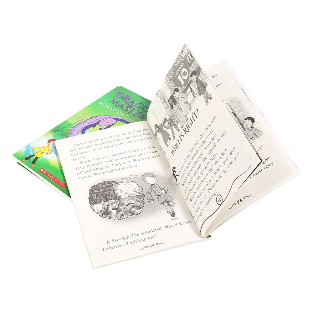 패션 잡지 키즈 북 콘텐츠 디자인 CMYK 인쇄 맞춤형 종이 인쇄 소책자