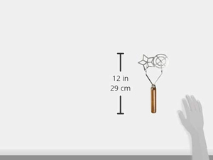 Molde Bunuelera mexicano 2025, mango de madera rústica, fabricante de Bunuelos de aluminio fundido, molde tradicional de diseño de flores Roseta - Product Image 6