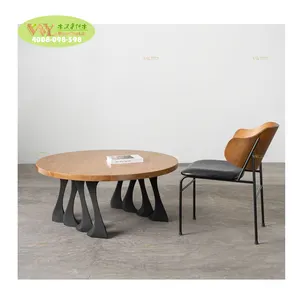 רגל שולחן סרטנים מתכתיים עבור שרף אפוקסי שולחן אוכל שולחן תה עם סט כיסא שולחן תה