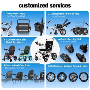 Fauteuil roulant électrique pliable pour personne à mobilité réduite, haute qualité - Product Image 4