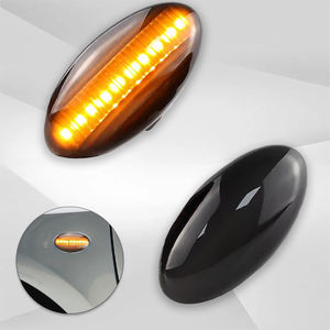 Indicatore di Direzione Laterale a LED Dinamico per <span class=keywords><strong>Peugeot</strong></span> 307 206 207 407 107 607 per Citroen C1 C2 C3 C5 Lampada Lampeggiante Sequenziale - Product Image 1