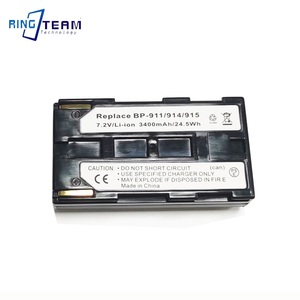 3600MAh <span class=keywords><strong>BP</strong></span>-911 <span class=keywords><strong>BP</strong></span>-914 <span class=keywords><strong>BP</strong></span>-915 Pin Cho Canon BP911 BP914 BP915 E1 <span class=keywords><strong>E2</strong></span> E30 ES50 ES6500V ES7000V ES8000V - Product Image 1