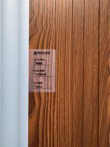 Panneau mural WPC antibactérien imperméable moderne de Foshan pour hôtels et murs intérieurs, design géométrique, résistant à l'usure, antidérapant - Product Image 4