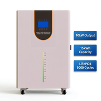 Onduleur solaire tout-en-un hors réseau 10 kW 15 kWh/16 kWh LiFePO4 MPPT Onde sinusoïdale pure 230 V Port RV Système énergétique personnalisé OEM ODM