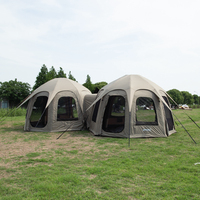 Maison extérieure portative de tissu de grande tente gonflable de camping de haute qualité avec une structure de chambre à coucher