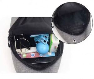 Custom Logo Earphone Hole <b>Waterproof</b> Sport Shoulder Sling Crossbody Men Chest <b>Pack</b> Bag Men Sling Bag Free Sample - Product Image 4