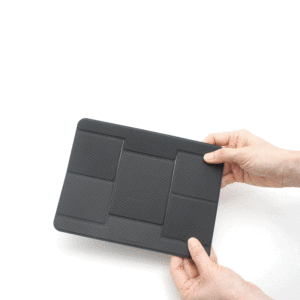 2 en 1 support en cuir Ultra mince réglable PU pliable <span class=keywords><strong>Invisible</strong></span> pour ordinateur Portable pour la maison et le bureau - Product Image 2