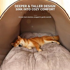 Pet house <b>nest</b> detachable washable winter warm semi-closed cat <b>nest</b> large dog house large dog <b>nest</b> cross-border wholesale - Product Image 5