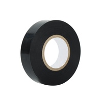 Ruban adhésif électrique en polychlorure de vinyle noir, adhérence super forte, 0,18 mm x 19 mm x 20,1 m, extension 250 %, pour usage intérieur et extérieur
