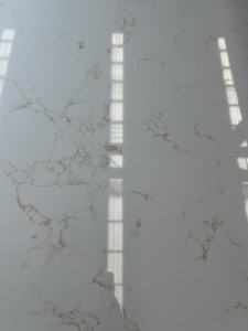 Mármol Artificial Pulido Blanco Calacatta Gold al por Mayor, Mármol Ecológico de Cuerpo Completo - Product Image 5