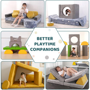 Modular trẻ em chơi <span class=keywords><strong>sofa</strong></span> thiết kế hiện đại chuyển đổi bọt đệm cho phòng ngủ phòng khách & sử dụng ngoài trời toddlers' đồ nội thất - Product Image 4