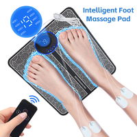 Masseur de Pied Électrique Intelligent EMS TENS à Vibration, Stimulateur Musculaire de Mollet et de Jambe pour le Soulagement de la Douleur