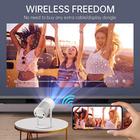 J1-Proyector inteligente para exteriores, con WiFi, Android, 4K, Full HD, mini, portátil, para teléfono móvil, cine en casa