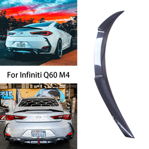 For Q60 Q60S Coupe M4 Style Carbon Fiber <b>Rear</b> <b>Spoiler</b> Trunk Wing 2013-2023 - Product Image 2