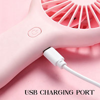 Mini ventilateur portable USB à marque privée OEM, indispensable pour l'été, avec batterie rechargeable, idéal pour les extensions de cils