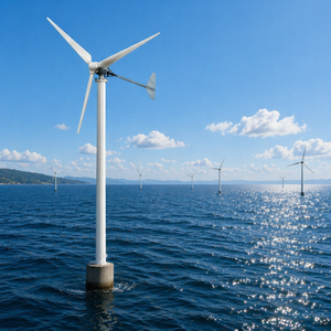 Generador Eólico de Eje Horizontal de Baja Velocidad Comercial de Alta Calidad, 50kW, Diámetro del Rotor de 12.6m, 380V, 3 Aspas - Product Image 2