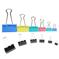 Clips Metálicos Mate Morandi en Frasco Sellado Portátil para Oficina, Contratos, Cotizaciones, Separación de Páginas de Documentos, Clips de Almacenamiento